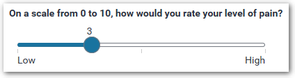 Slider number input control Slider number input control