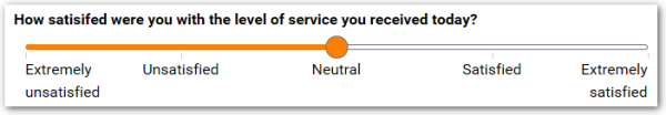 Slider value list control Slider value list control