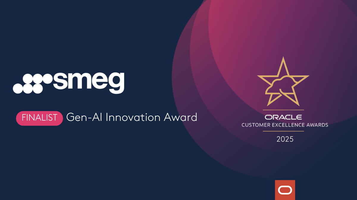 Smeg Nominated At Oracle Excellence Awards 2025