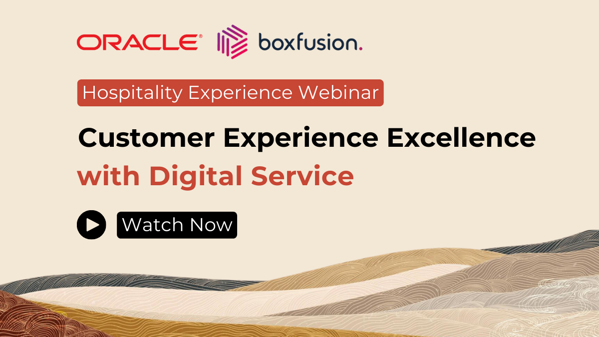 Hospitality Experience Webinar Banner