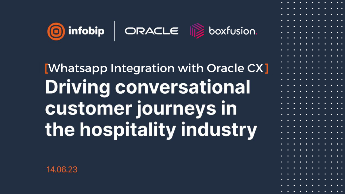 Oracle Cx Integration With Whatsapp