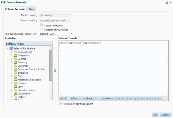 Figure 12 - Counting the Record Id