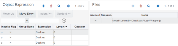 Siebel Open UI - UI Object Expressions/Files